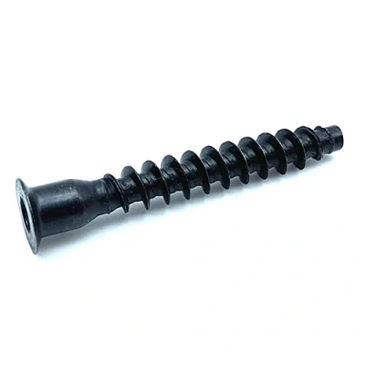 Image of DOJA Barcelona Screw Union Furniture 5x50 Galvanized Steel PACK 50 Black Wide Use: Construction, Carpentry, Interior Design, DIY, Decoration