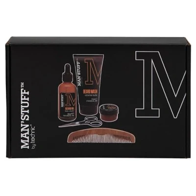 Image of Technic Man&#039;Stuff Tidy Whiskers Beard Care Gift Set