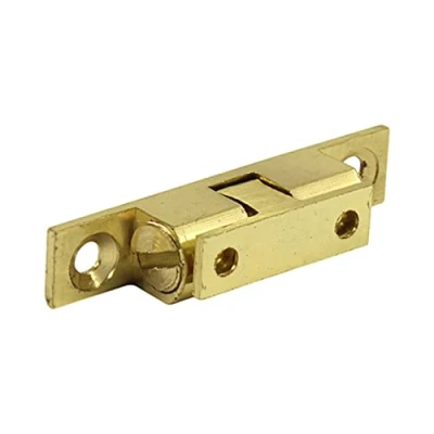 Image of 6x TIMCO Double Ball Catches Electro Brass DBC40BRASSP Pack of 2