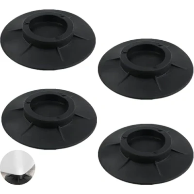 Image of Washing Machine Vibration Dampers Rubber Anti Vibrant Pads,Anti Pads for and Dryer,For Tumble Dryer,Washing Machine, Dryer, Dishwasher(black 4Pcs)