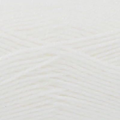 Image of King Cole Dollymix DK White (001) Knitting Yarn