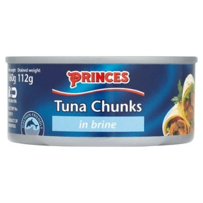 Image of Princes Tuna Chunks in Brine 160g Case of 12