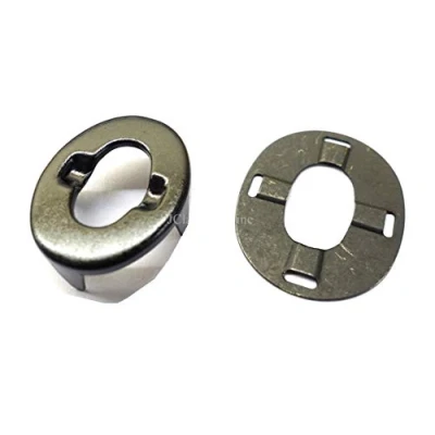 Image of Pack of 10 Military Black Turnbutton Twist Fastener Eyelet and Washer Genuine DOT Brand