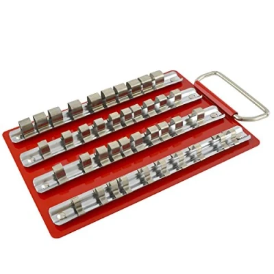 Image of Socket Holder/Tray/Rack/Rail Storage 1/4&quot; 3/8&quot; and 1/2&quot; Drive 40pc AN028