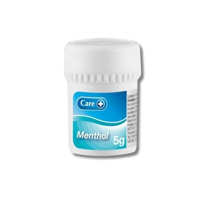 Image of Care Menthol Crystals, Produces Powerful Vapour, Fast and Effective Relief, Unblock Nose Relieve Congestion, Also Suitable for Aromatherapy, 5g Crystals