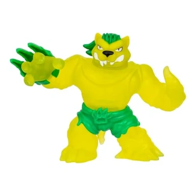 Image of Heroes of Goo Jit Zu Meteor Madness, Stretchy Jagooar Action Figure, With Unique Filling &amp; Battle Gauntlet.