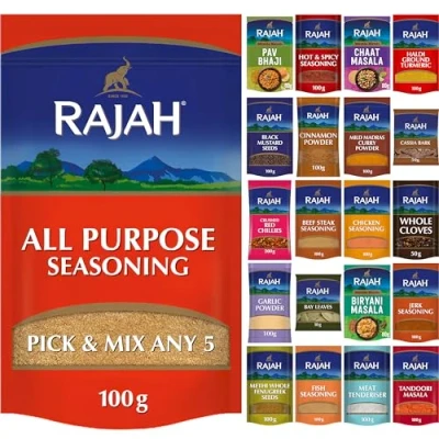 Image of All Purpose Seasoning by Rajah Spices 5 x 100g or Pick Any