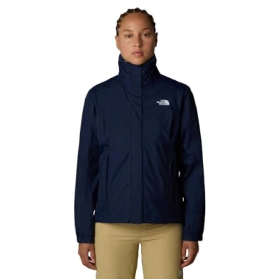 Image of THE NORTH FACE Women&#039;s Resolve Jacket Waterproof and Breathable Hiking Summit Navy, XS