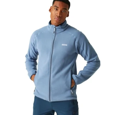 Image of Regatta Mens Hadfield Full Zip Fleece, Coronet Blue, S UK