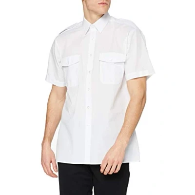 Image of Premier Short Sleeve Pilot Shirt White 14.5