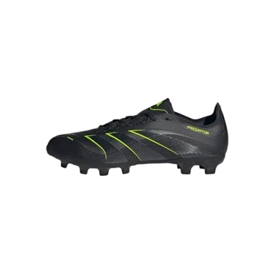 Image of adidas Unisex Predator League Multi Ground Football Boots, core Black/Carbon/Lucid Lemon, 12.5 UK
