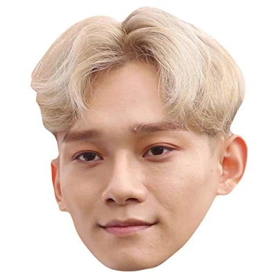 Image of Star Cutouts Ltd CM202 Cardboard Face Chen EXO Mask Talking Point, Fun for Events and Parties, Solid, Multicolour, Regular