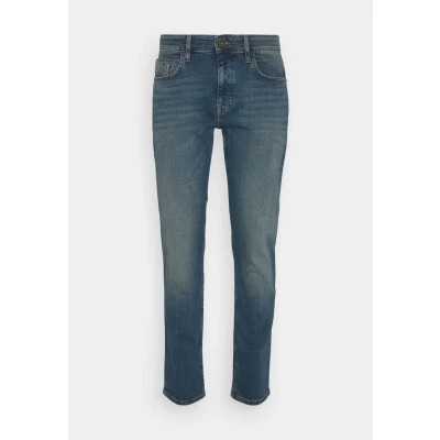 Image of Marc O&#039;Polo Regular FIT leg LOW Waist Crotch Length ZIP FLY Straight jeans, Men&#039;s, Size: 36x34, Deep indigo vintage