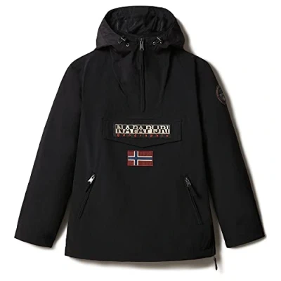 Image of Napapijri Rainforest S W Pkt 3 Jacket, Black 041, XS for Women,
