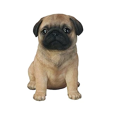 Image of Hi Line Sitting Pug Puppy Figurine