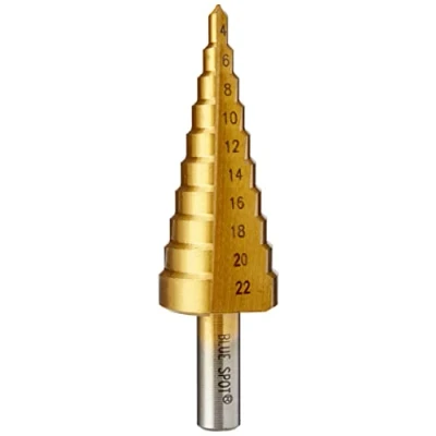 Image of Blue Spot Tools 32050 Step Drill, Bronze, 4 22 mm