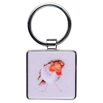 Image of Wrendale Designs Curious Robin&#039; Robin Keyring