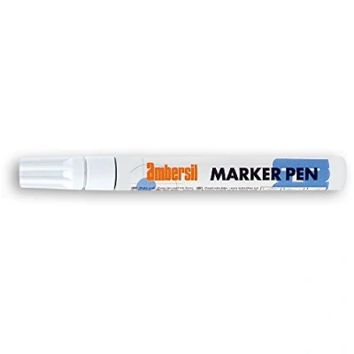 Image of Ambersil 20364 Fibre Tipped Marker Pen, 15 ml, Black