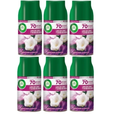 Image of Air Wick Freshmatic Max Refill Duo Pack Silk &amp; Lily Fresh, of 3 (3 x 2 250 ml)
