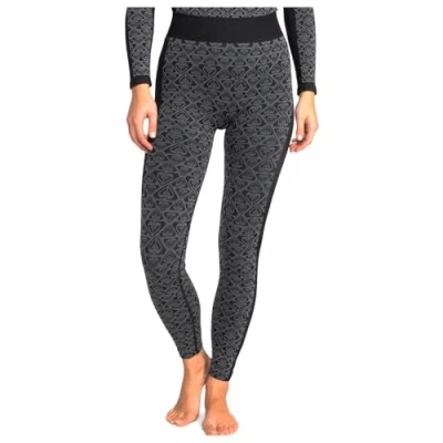 Image of Roxy Chill OUT Seamless Heart Pants Leggings Trousers, Women&#039;s, Size: M/L, True black