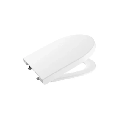 Image of Roca A801D10001 The Gap Round Toilet Seat and Lid, White