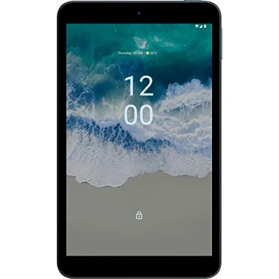 Image of Nokia T10 Android 12 Wifi Tablet with 8 HD display, 3GB/32GB Storage, 8MP rear and 2MP front camera, Dual Speakers OZO Playback, 2 years OS/ 3 security updates Ocean Blue