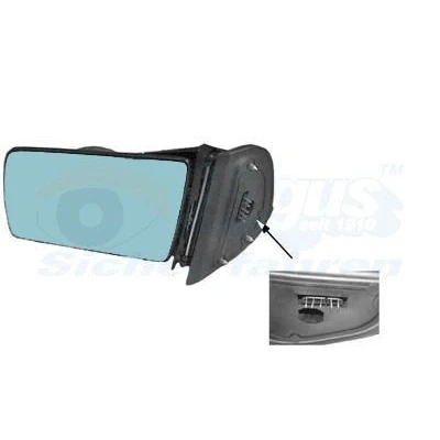 Image of 2028100116, A2028100116 Wing mirror VAN WEZEL 3030857 Left Blue tinted, Plan, for electric adjustment, Heatable MERCEDES BENZ: S Class Saloon