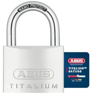 Image of ABUS 64TI/60 60mm Carded Titalium Padlock
