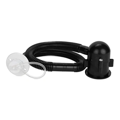 Image of Camco 37420 Flexible Camper Drain Tap with Hose System, Black and White, One Size
