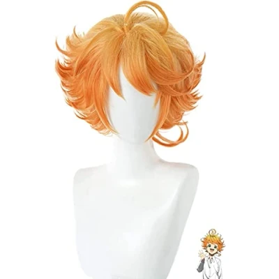 Image of Halloween Costume Party Anime Cosplay Wig with Free Cap for My Hero Academia (emma)