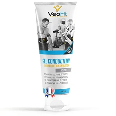 Image of VEOFIT Conductive Gel for Ab Belt 1x250mL, Electrostimulators, EMS TENS Electrodes Improves electrode contact and protects the skin Made in France