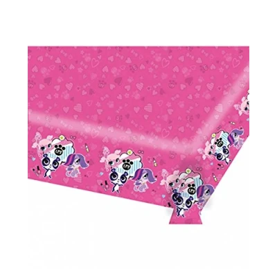 Image of Amscan International 120 x 180 cm Littlest Pet Shop Plastic Tablecovers