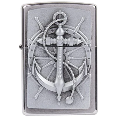 Image of Zippo 1370007 Lighter 1600 Roses with Panel Emblem, Brass, Edelstahloptik, 1 x 3,5 5,5 cm