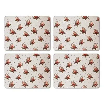 Image of Cooksmart Red Robin Set of 4 Placemats