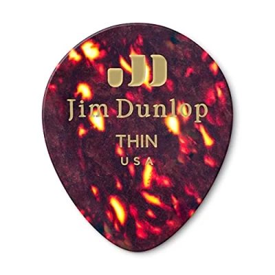 Image of Dunlop 485R05TH Genuine Celluloid Tear Drop, Shell, 72/Bag