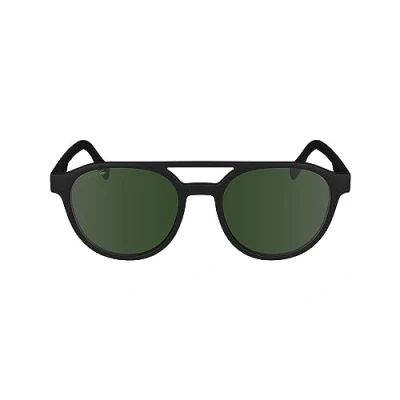 Image of LACOSTE L6008S 002 MATTE BLACK 53/19/145 MALE Sunglasses