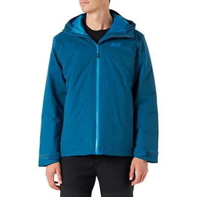 Image of Jack Wolfskin Men&#039;s Argon Storm M Shell Jacket, Dark Cobalt, S UK