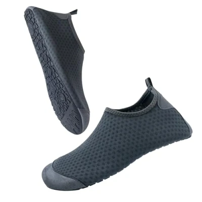 Image of Water Shoes Beach Mens Womens Lightweight Barefoot Aqua Quick Dry Breathable Surf Diving Swim Shoes, Grey, 36 37
