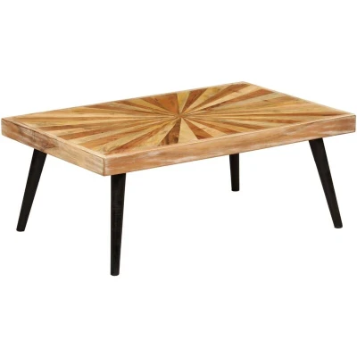 Image of vidaXL Coffee Table Solid Mango Wood 90x55x36 cm