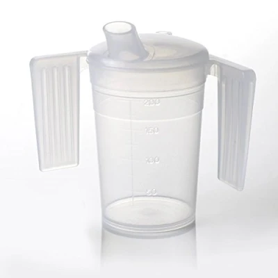 Image of NRS Healthcare Feeder Cup with Handle Wide Spout, White