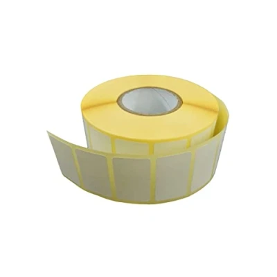 Image of Netuno 1 roll of White Thermal Labels 32x20 mm 1.26x0.8 in 2000 Pieces core 40mm 1.6 self Adhesive Direct for Shipping Address barcodes Labelling Sticky