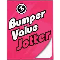 Image of Silvine Bumper Value Plain Jotter Pad 100 sheets 229x178mm
