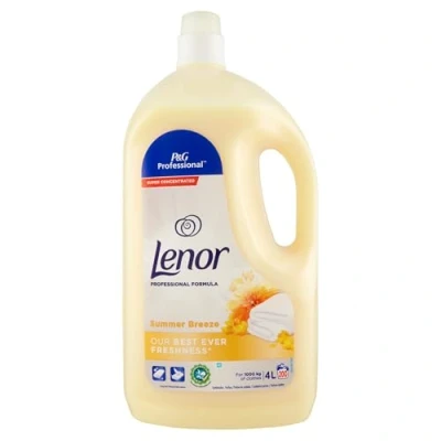 Image of LENOR Summer Breeze Super Concentrate, Benzisothiazolinone, No, 4 l (Pack of 1)