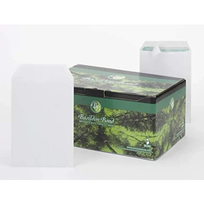 Image of Basildon Bond Envelopes Pocket Peel and Seal 120gsm White C5 (Pack 500)