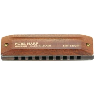 Image of Suzuki Diatonic Harmonica PURE HARP MR 550H Key of G