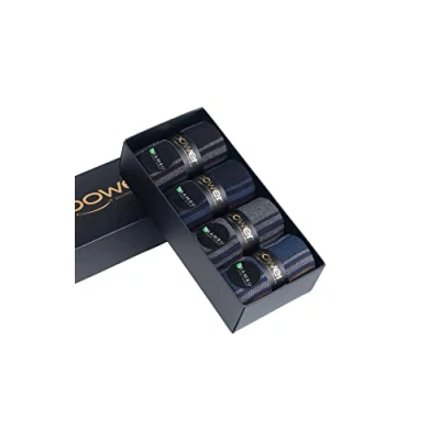 Image of Uppower Bamboo Mens Socks 4 Pairs Premium Quality Boxed Dress Socks, Classic (Multicolor 4)