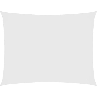 Image of vidaXL Sunshade Sail Oxford Fabric Rectangular 3x4 m White