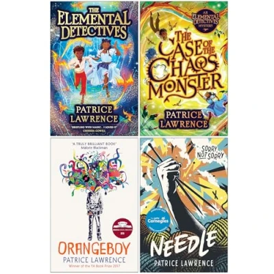 Image of Patrice Lawrence Collection 4 Books Set (The Elemental Detectives, the Case of Chaos Monster, Orangeboy &amp; Needle)