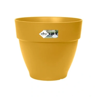 Image of Elho Vibia Campana Round 30cm Honey Yellow