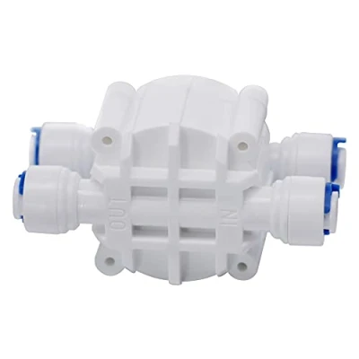 Image of DIGITEN 1/4&quot; Auto Shut Off 4 Way Valve for RO Reverse Osmosis System Water Filter